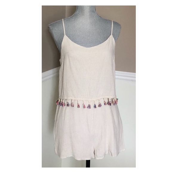 NWT Paper Crane linen blend romper - Picture 3 of 8